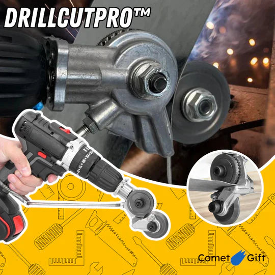 DrillCut Pro™ - Adaptador de corte de metal para taladro